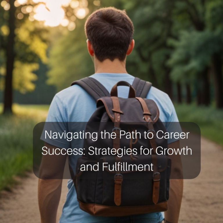 Navigating the Path to Career Success: Strategies for Growth and Fulfillment