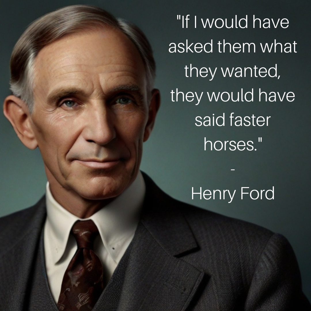 Read more about the article Innovating Beyond Expectations: Lessons from Henry Ford’s “Faster Horses”